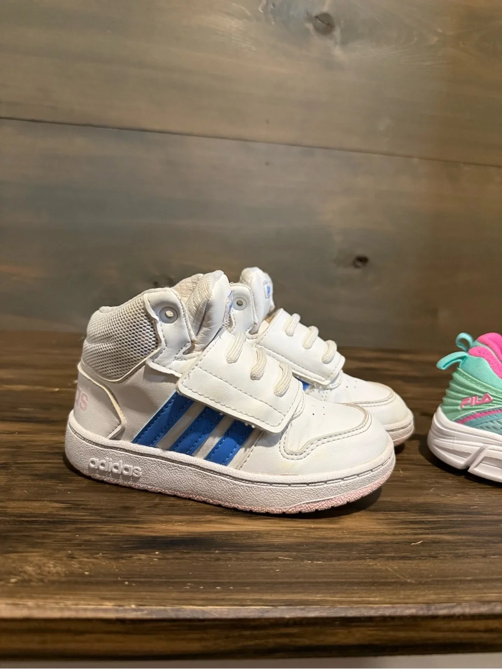 Toddler size 8 Adidas ASICS bundle of shoes